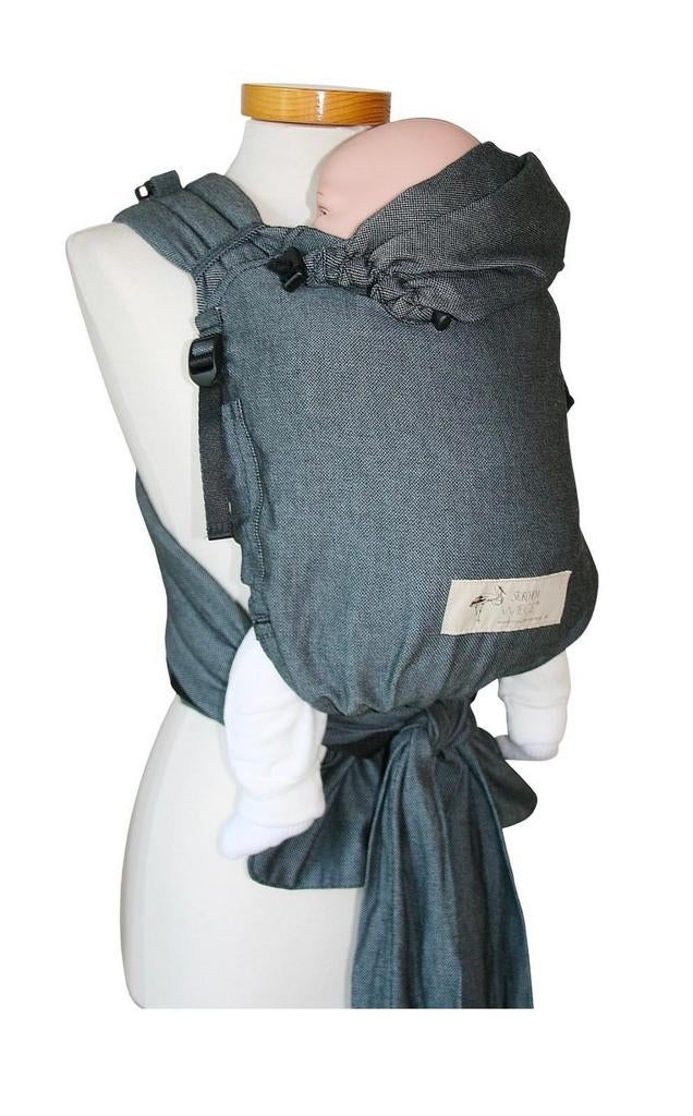 Storchenwiege Babycarrier - Ergonomische Draagzak, Buik of Rug, Zo goed als nieuw, Draagzak, Ophalen