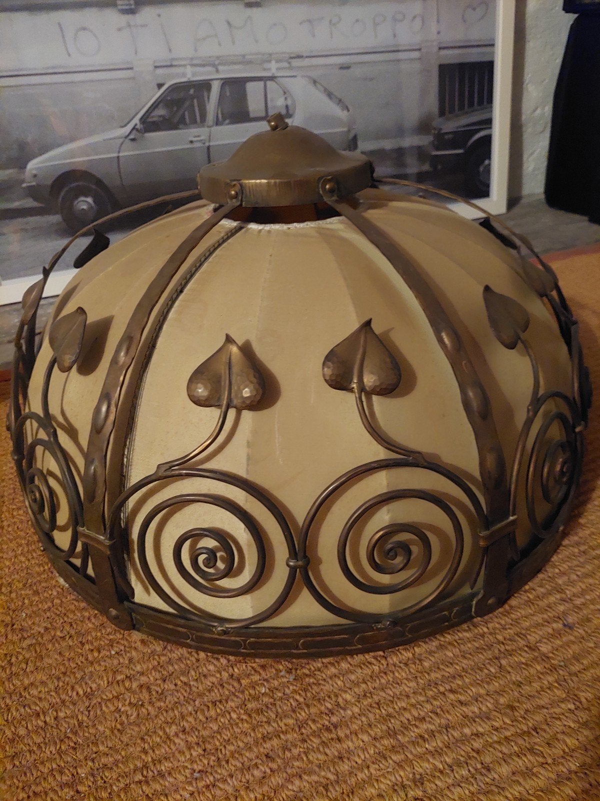 hanglamp, Jugendstil, Art Deco, Antiek en Kunst, Ophalen