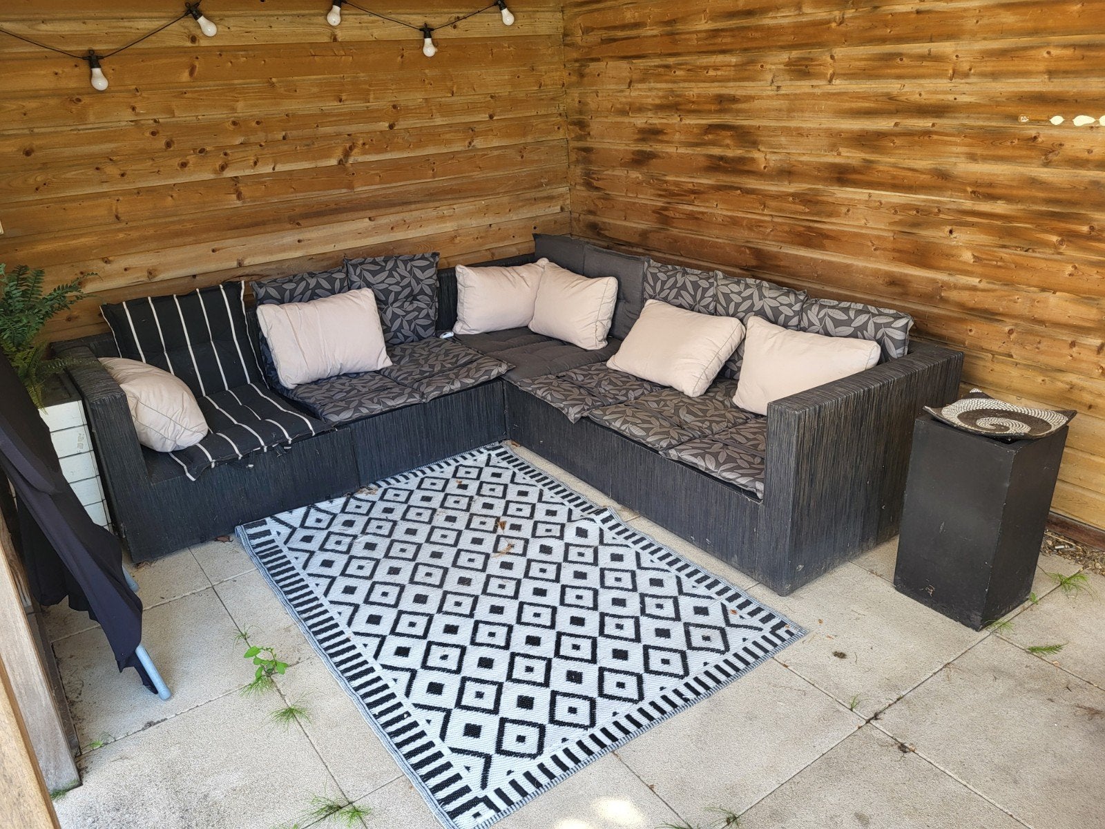 loungeset gratis af te halen., Ophalen of Verzenden, Gebruikt, Kunststof