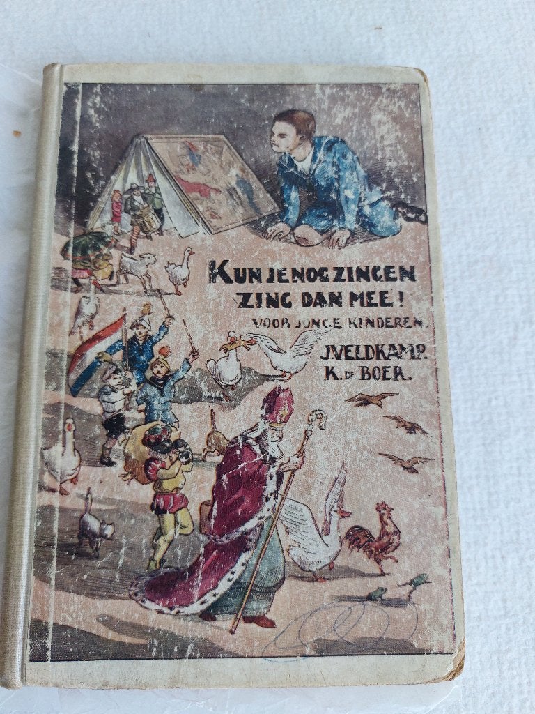 Liedboek Zangboek 1918 Kun je nog zingen, zing dan mee!, J. Veldkamp en K. de Boer, Overige onderwerpen, Ophalen, Gelezen