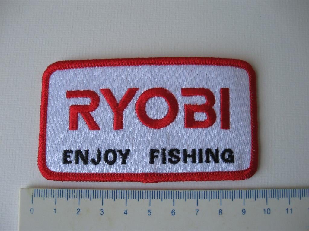 Vis badge RYOBI, Verzenden, Zo goed als nieuw, Molen