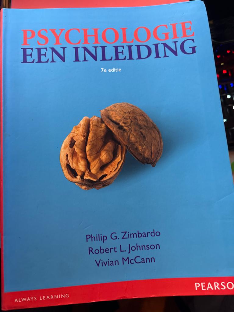 Psychologie: Een Inleiding - 7e editie (Zimbardo), Boeken, Ophalen of Verzenden, Gamma, Gelezen, HBO