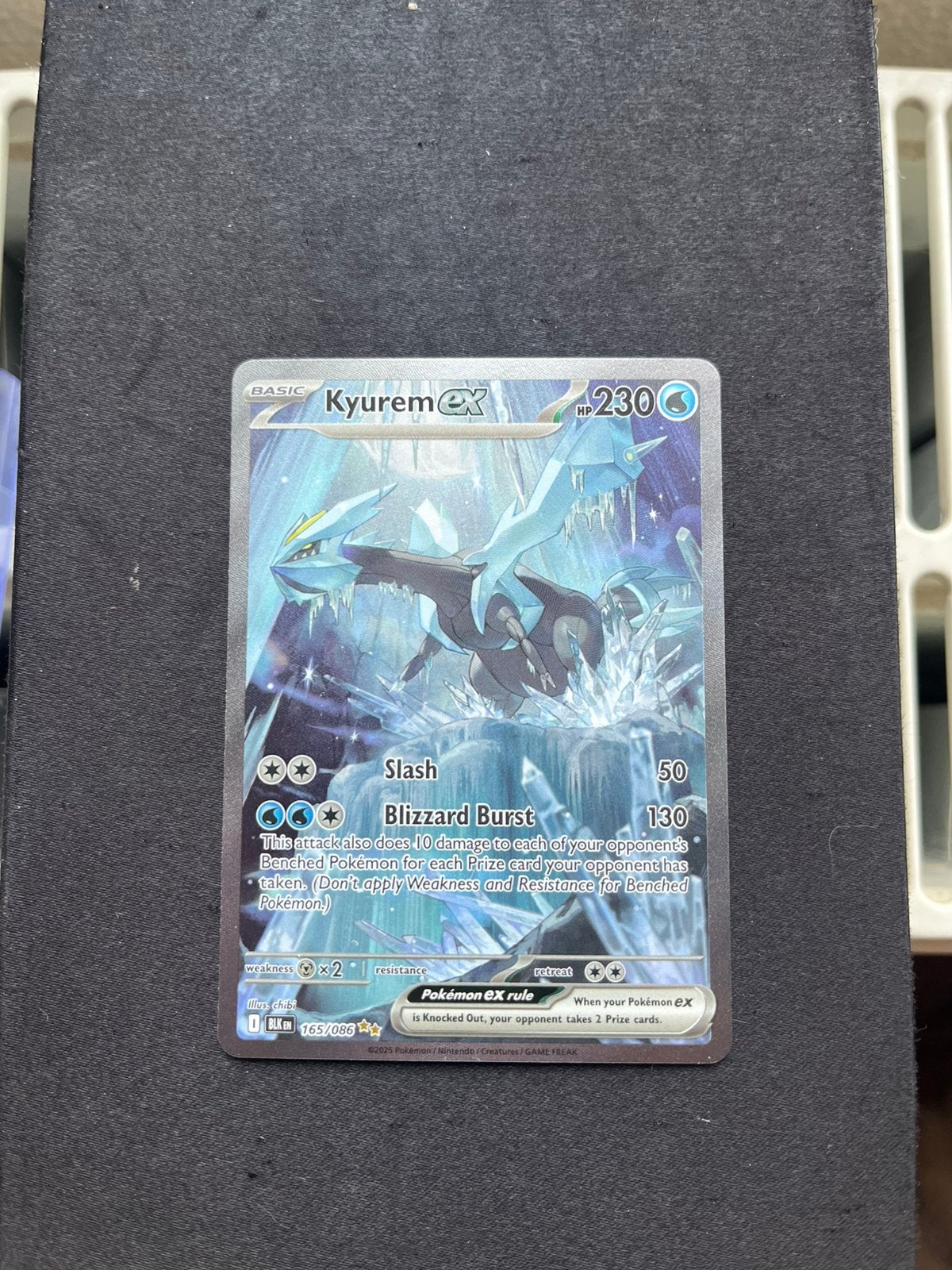 Kyurem 165/086 Black bolt SIR NM, Ophalen of Verzenden, Zo goed als nieuw