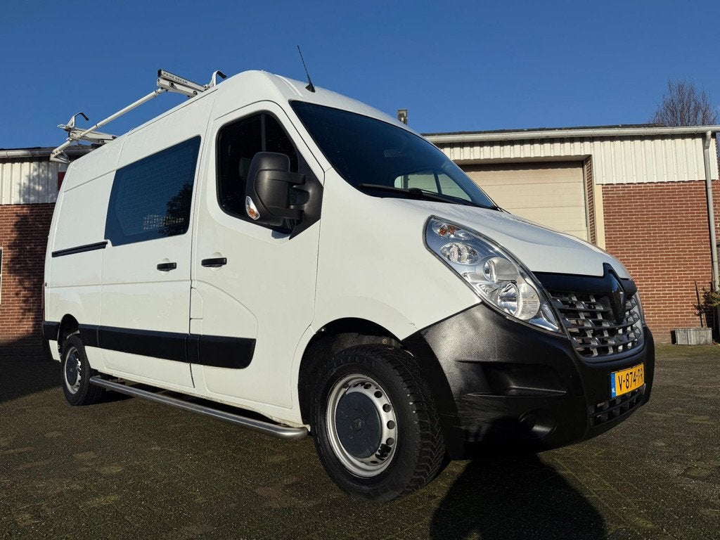 Renault Master T35 2.3 dCi L2H2 navi 3-zits camera 2x schuif, Gebruikt, Euro 6, 4 cilinders, Renault