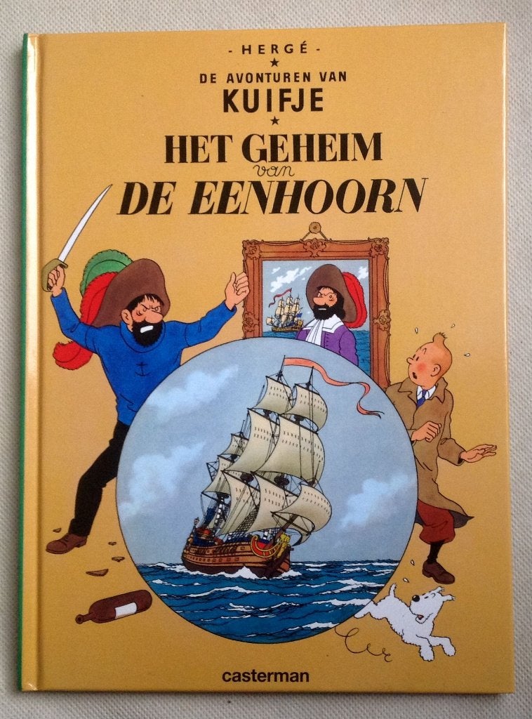 Kuifje Geheim vd Eenhoorn Schat Rackham Skepter v Ottokar, Meerdere stripboeken, Verzenden, Gelezen, Herge