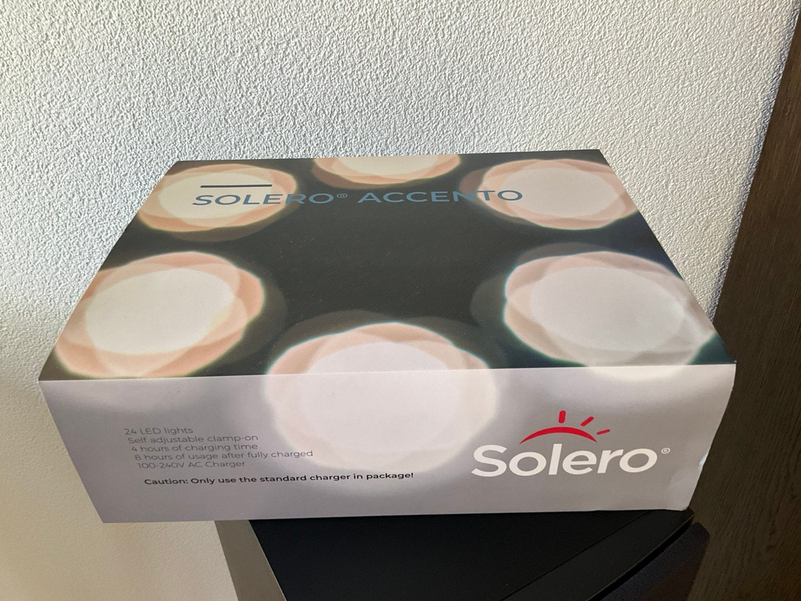Solero PARASOLVERLICHTING. Nieuw., Tuin en Terras, Ophalen of Verzenden, Nieuw, Minder dan 1 meter