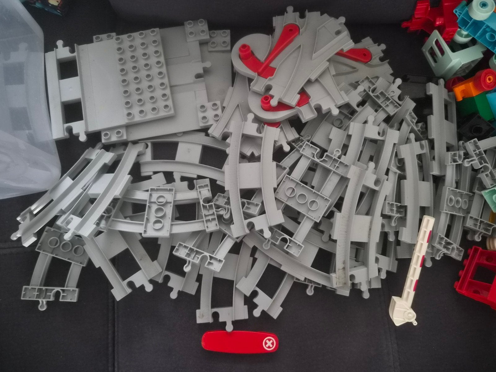 Duplo treinrails, brug, trein en spoor onderdelen, Ophalen, Gebruikt, Overige merken