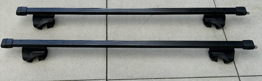 Thule dakdragers 108 cm brede bar voor open dakrails, Ophalen, Gebruikt