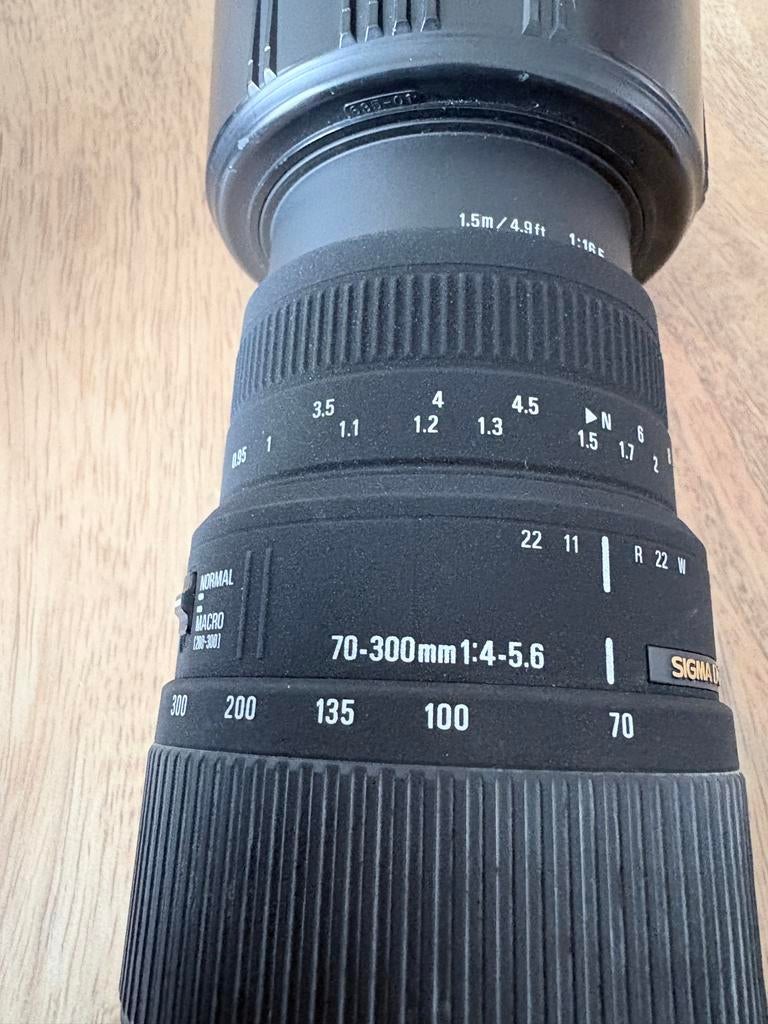Sigma DG 70-300mm f/4-5.6 Zoomlens voor Pentax, Ophalen of Verzenden, Gebruikt, Telelens, Zoom