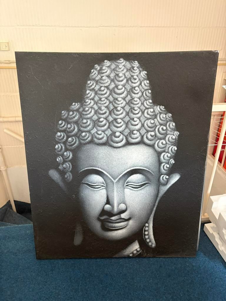Mooi schilderij van budha uit Java, Ophalen, Zo goed als nieuw