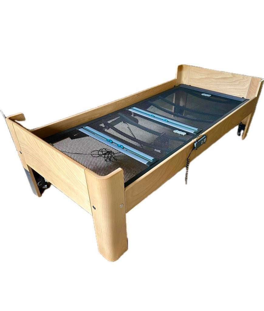 Auping Auronde 3000 90x200 geheel elektrisch verstelbaar, Ophalen, Verstelbaar, 90 cm, Eenpersoons