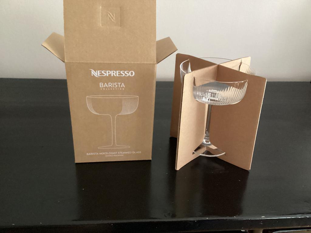 Barista glazen van Nespresso nieuw, Verzamelen, Glas en Borrelglaasjes, Ophalen of Verzenden, Nieuw