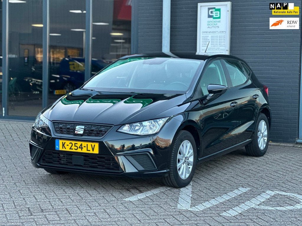 Seat Ibiza 1.0 TSI Style/1STE EIG/APP-CONNECT/AIRCO/NL-AUTO, Auto's, Voorwielaandrijving, Stof, Euro 6, Origineel Nederlands