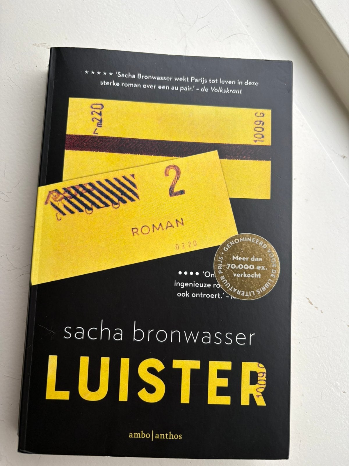 Sacha Bronwasser - Luister, Ophalen, Zo goed als nieuw, Sacha Bronwasser