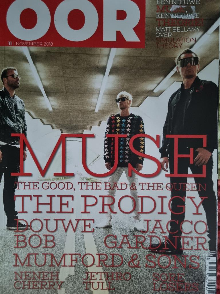 OOR 11-2018 Muse Mumford and Sons Prodigy Douwe Bob Cherry, Ophalen of Verzenden, Zo goed als nieuw, Muziek, Film of Tv
