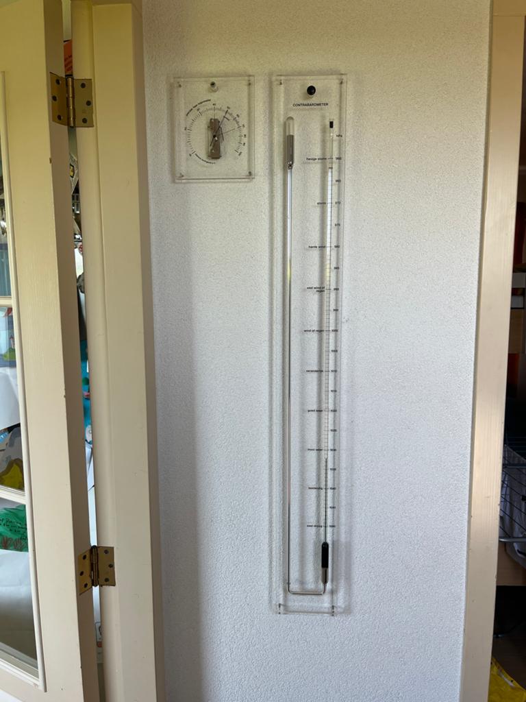 Barometer en hygrometer, Ophalen, Gebruikt