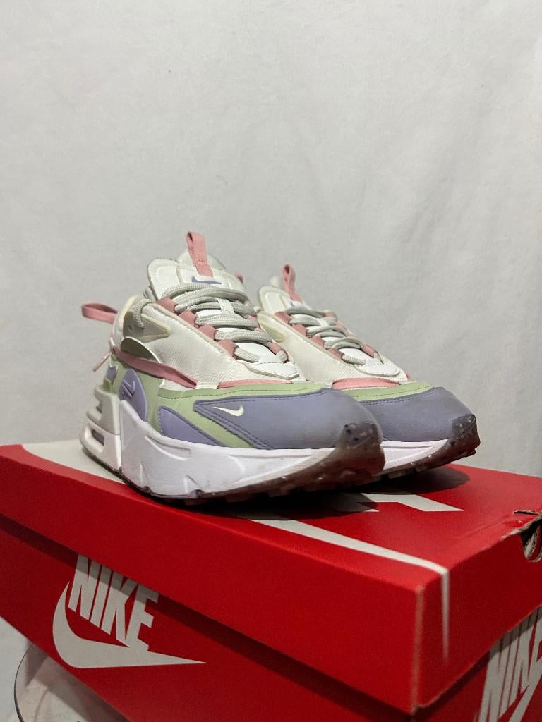 ALS NIEUW! Maat 42 - Nike Air Max Furyosa White Honeydew, Verzenden, Wit, Nike, Nike