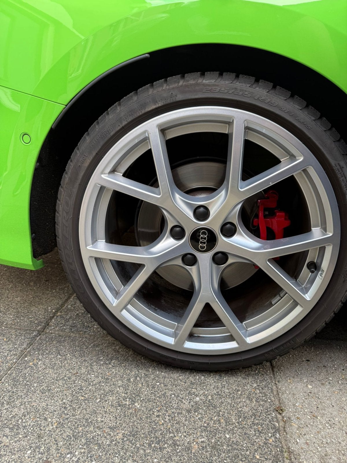 Originele Audi RS 3 8Y Velgen met Banden 235/35 R19, 19 inch, Gebruikt, Banden en Velgen, Ophalen of Verzenden