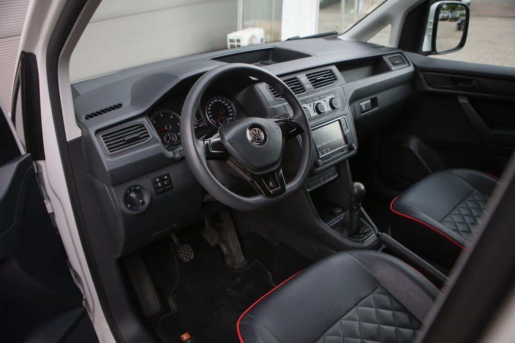 Volkswagen Caddy 2.0 TDI L1H1 BMT Tr., Auto's, Gebruikt, 4 cilinders, Volkswagen, Wit