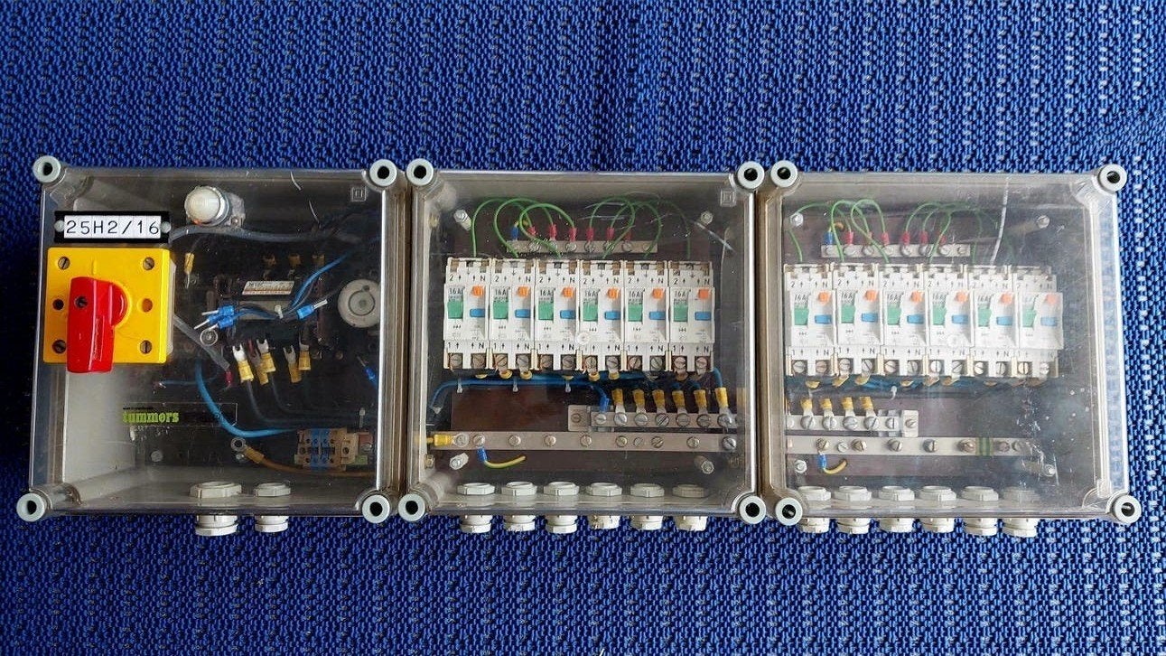 Groepenkast automaten hoofdschakelaar elektro stotz zekering, Ophalen, Gebruikt, Overige merken, Groepenkast