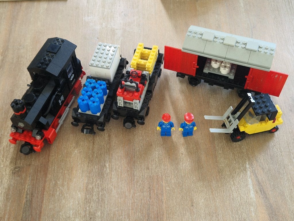 Lego Train 12V: 7727 en 7818 incl. accessoires, Kinderen en Baby's, Speelgoed | Duplo en Lego, Ophalen, Compleet, Lego, Complete set