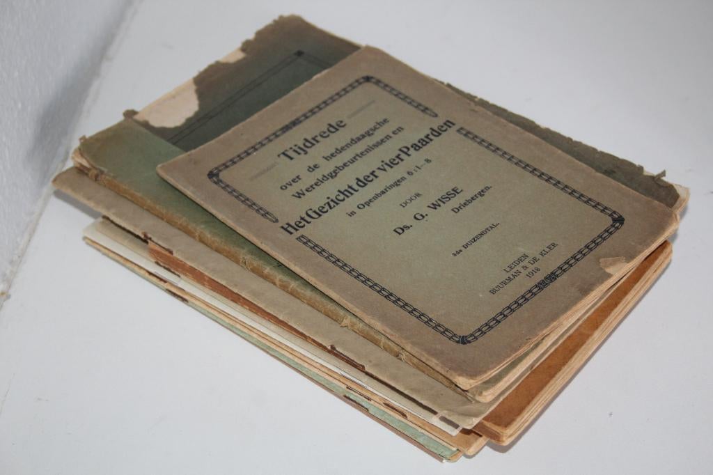 Diverse brochures Ledeboer, Wisse, Guthrie e.a., Boeken, Ophalen of Verzenden, Gelezen, Christendom | Protestants
