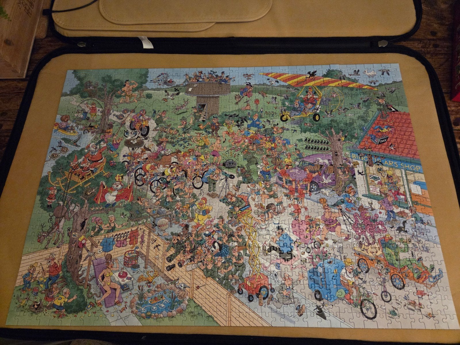 JAN VAN HAASTEREN PUZZEL 1000 Vogelkijkdag, Antiek en Kunst, Kunst | Schilderijen | Abstract, Ophalen
