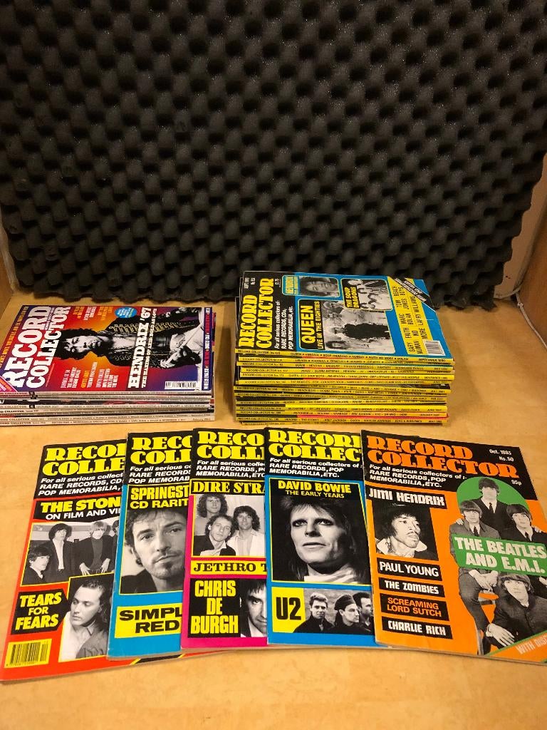 Record Collector Jimi Hendrix Beatles Queen Stones Bowie, Ophalen of Verzenden, Zo goed als nieuw, Artiest
