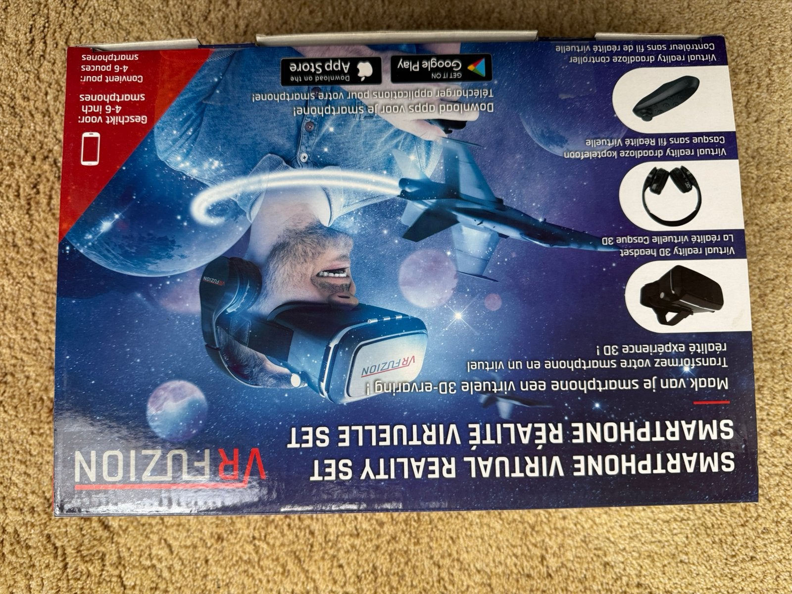 VR bril, ZGAN, Ophalen of Verzenden, Zo goed als nieuw, Telefoon