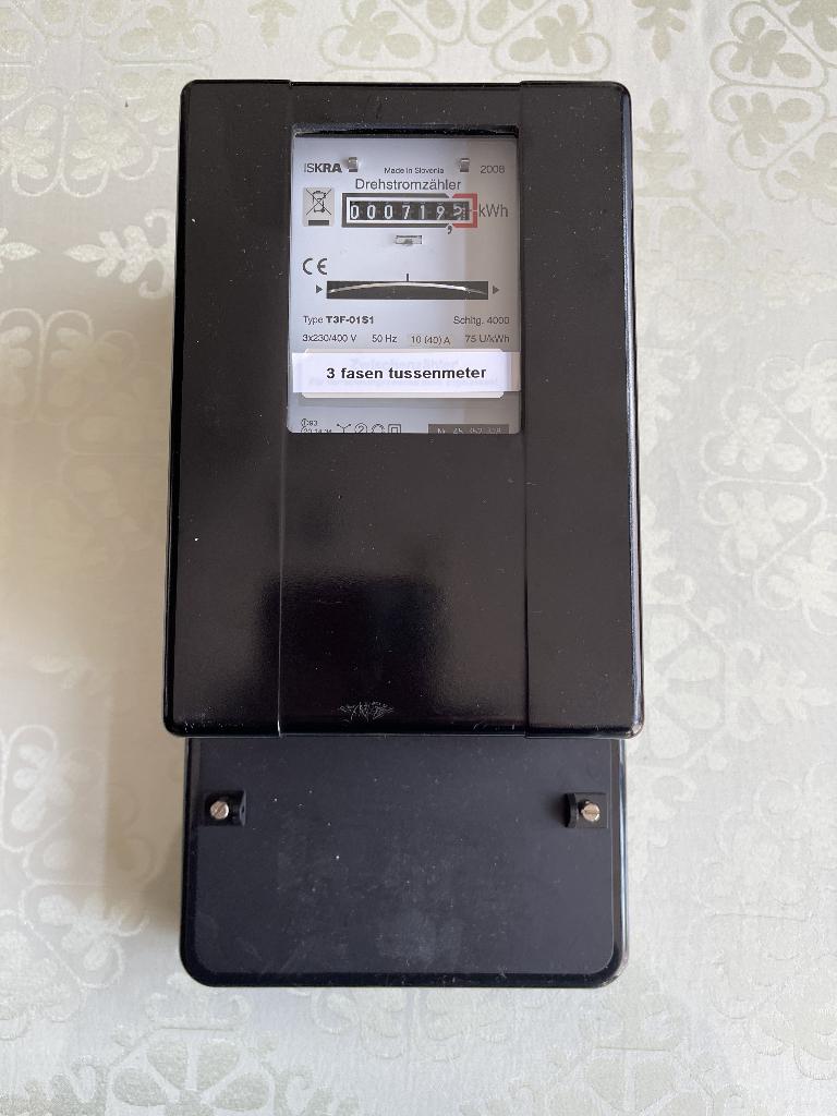 3 fasen tussenmeter, Huis en Inrichting, Ophalen, Nieuw