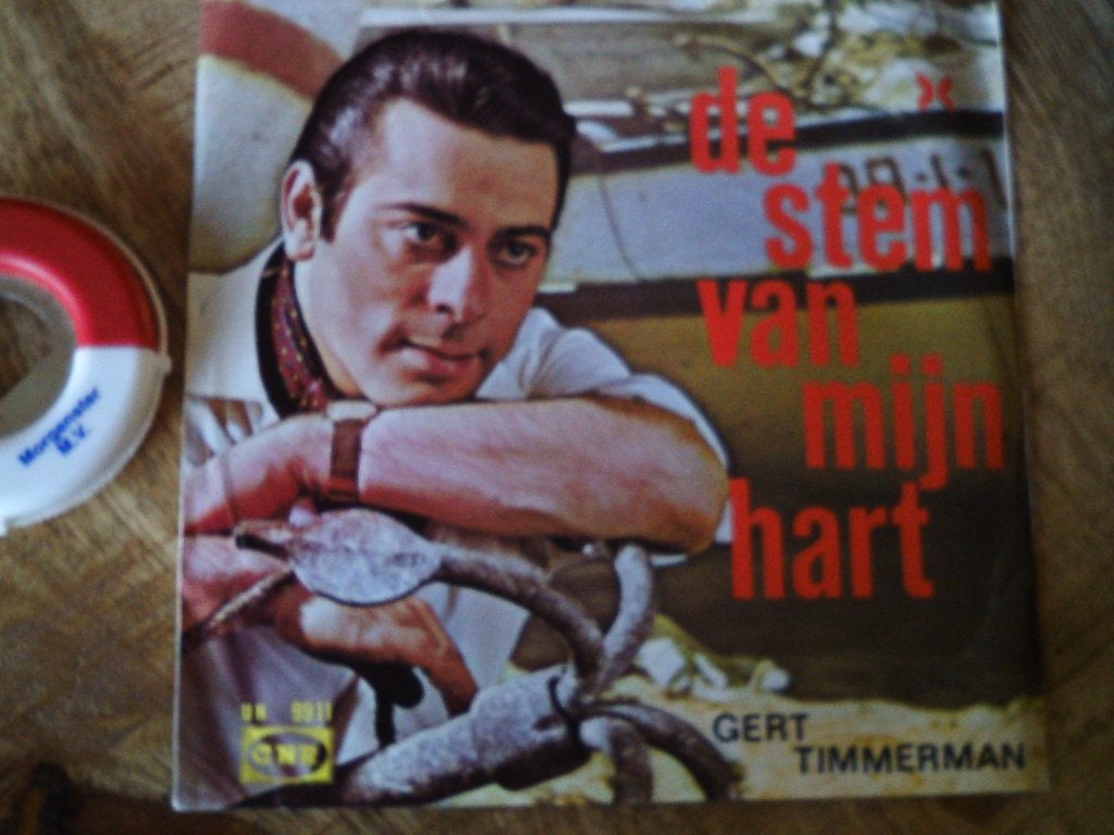 Gert Timmerman - De Stem Van Mijn Hart (Vinyl Single) 11o, 7 inch, Ophalen of Verzenden, Zo goed als nieuw, Beschermende buitenhoes