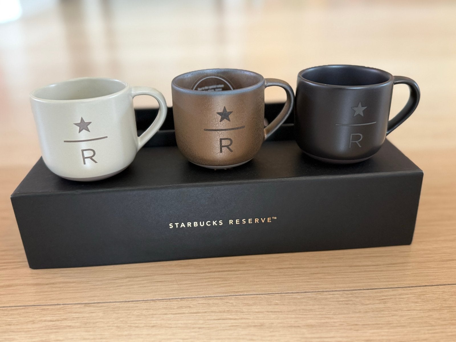 Starbucks Reserve Roastery Chicago Espresso Kopjes Set, Ophalen of Verzenden, Nieuw, Starbucks, Kop(pen) en/of Schotel(s)