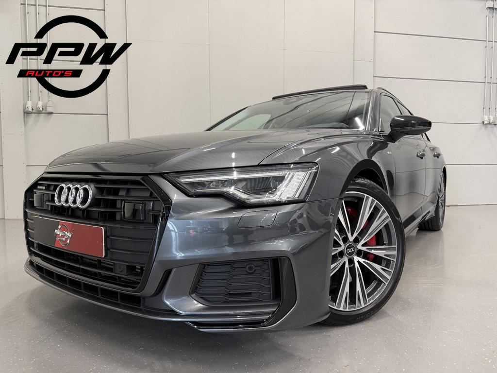 Audi A6 Avant 55 TFSI e quattro Competition PANO/TREKHAAK/20, Auto's, Automaat, Gebruikt, Zwart, 4 cilinders