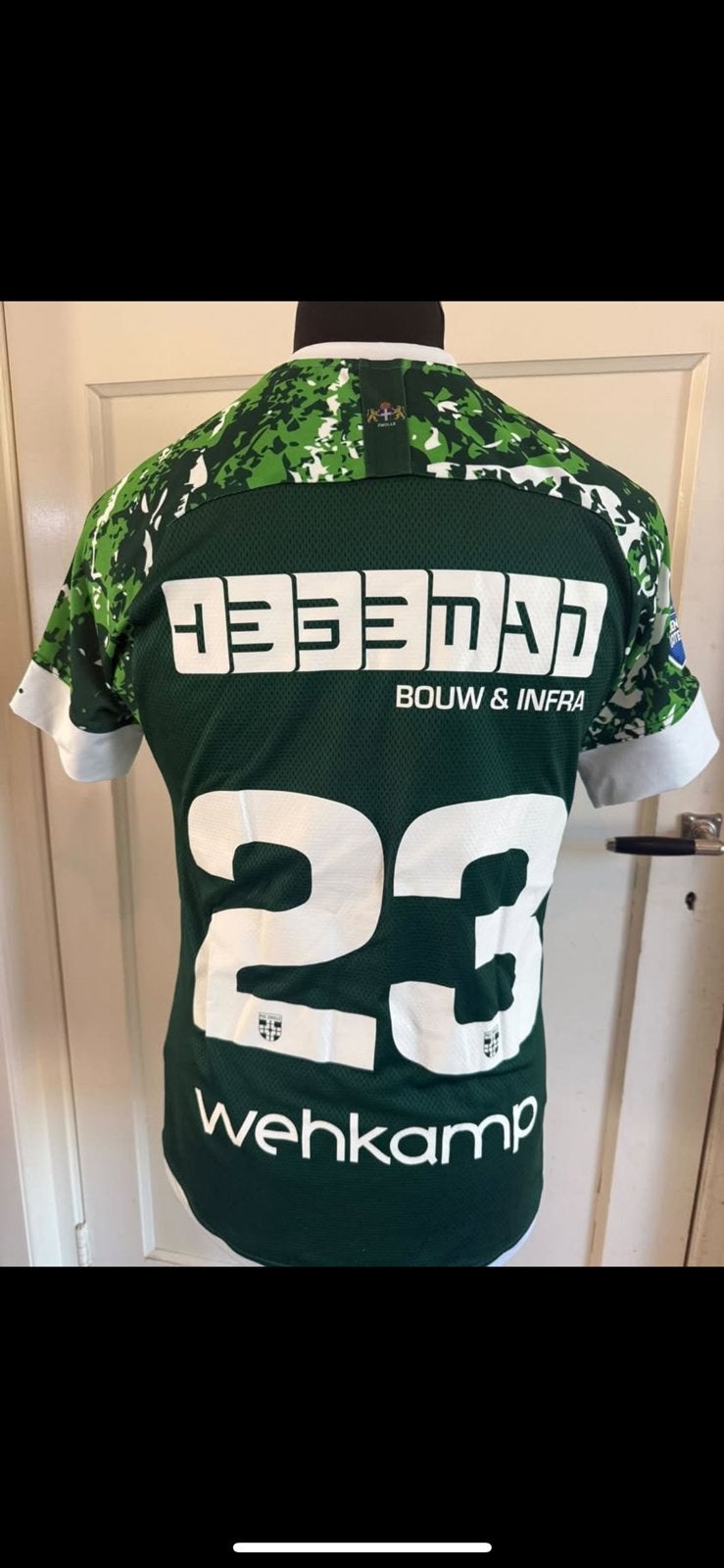 Matchworn elijano reijnders Pec Zwolle, Verzamelen, Verzenden, Zo goed als nieuw, Overige binnenlandse clubs, Shirt