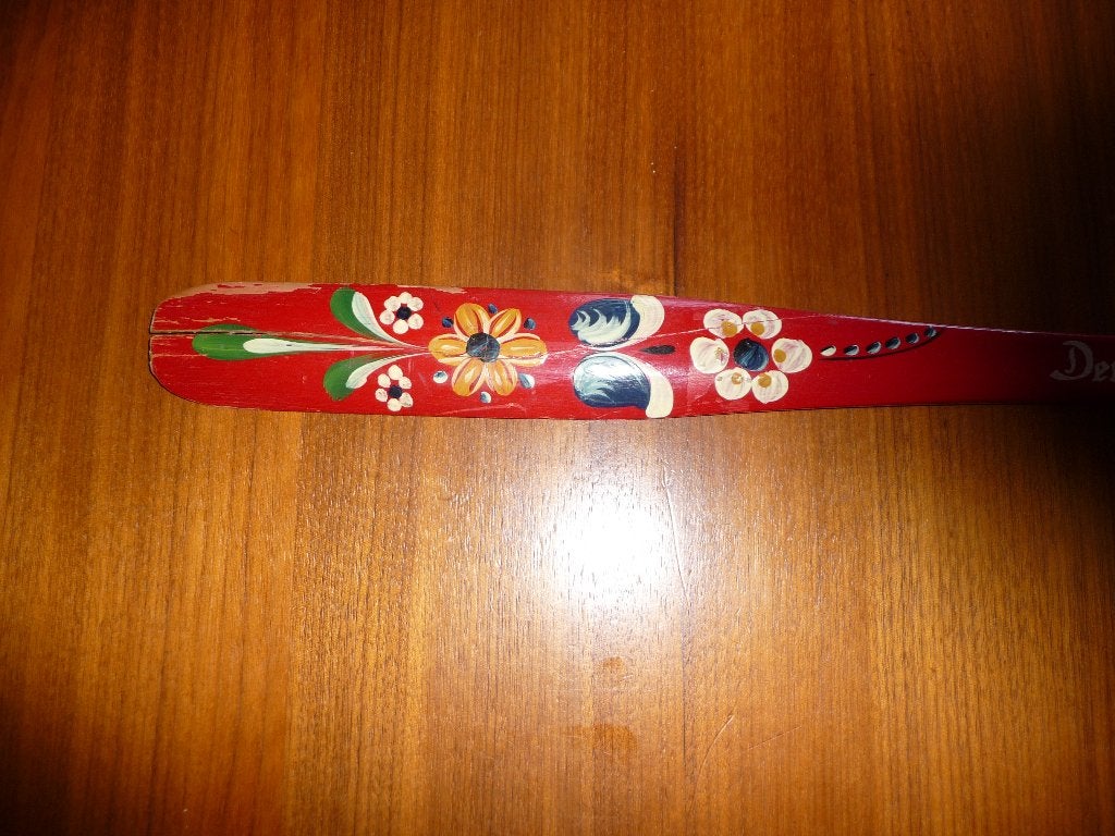 Hindelopen schoenlepel. Van hout., Antiek en Kunst, Curiosa en Brocante, Ophalen of Verzenden