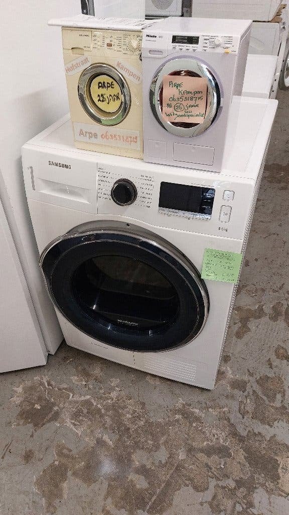 Arpe Kampen 0635318715  SAMSUNG 8 KG WARMTEPOMPDROGER 275