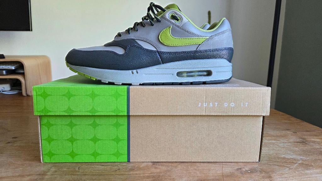Nike Air Max 1 SP - HUF Pear Green - US10, Overige kleuren, Nike, Ophalen of Verzenden, Sneakers of Gympen