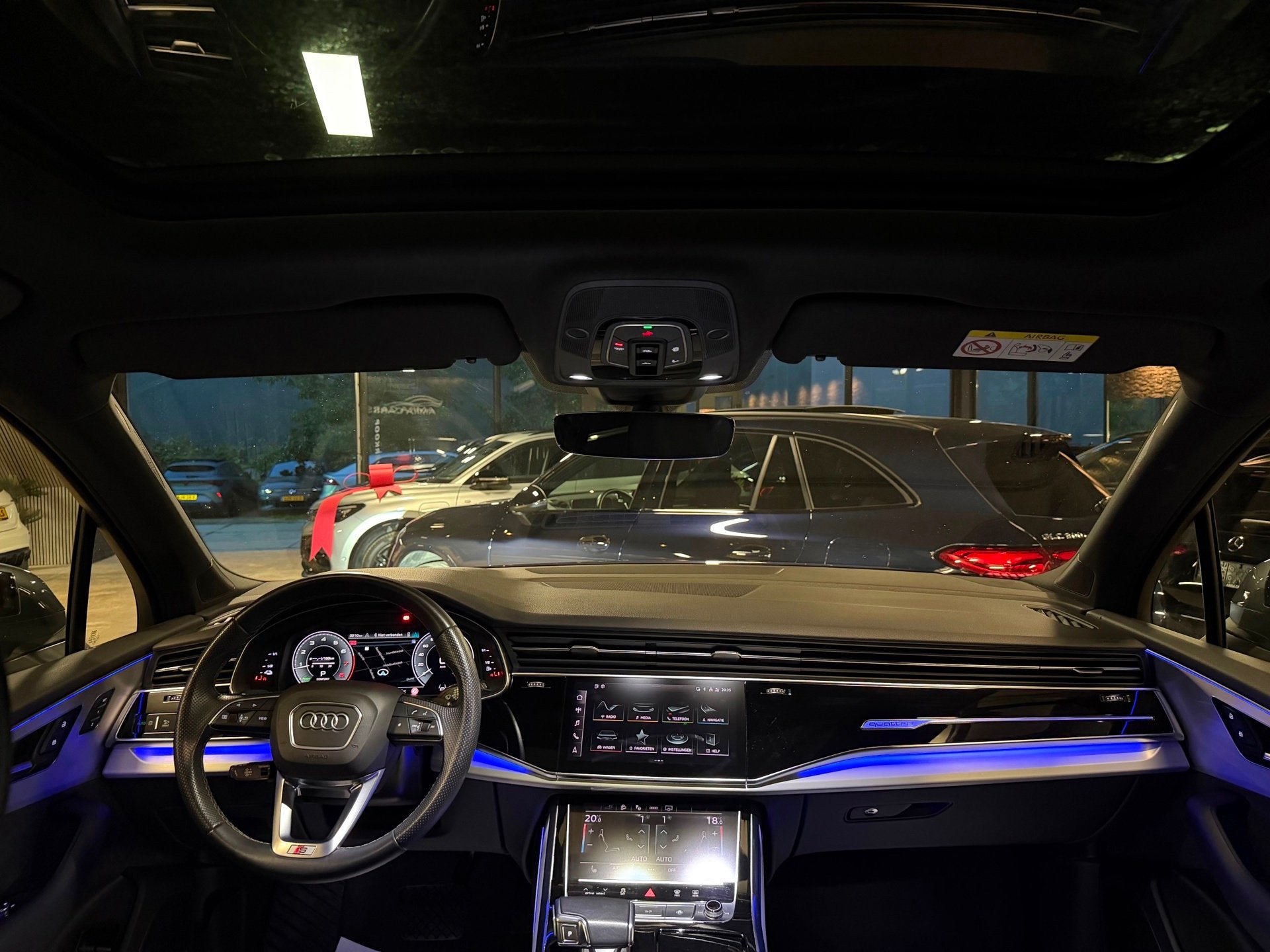 Audi Q7 55 TFSI e quattro 3X S-LINE|PANO|360|B&O|LASER|SFEER, Auto's, Audi, Gebruikt, Euro 6, 2995 cc, Automatische klimaatregeling