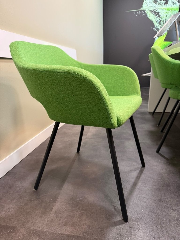 26 frisse appeltjesgroene stoelen – nette staat, Ophalen, Overige kleuren, Zo goed als nieuw, Stof