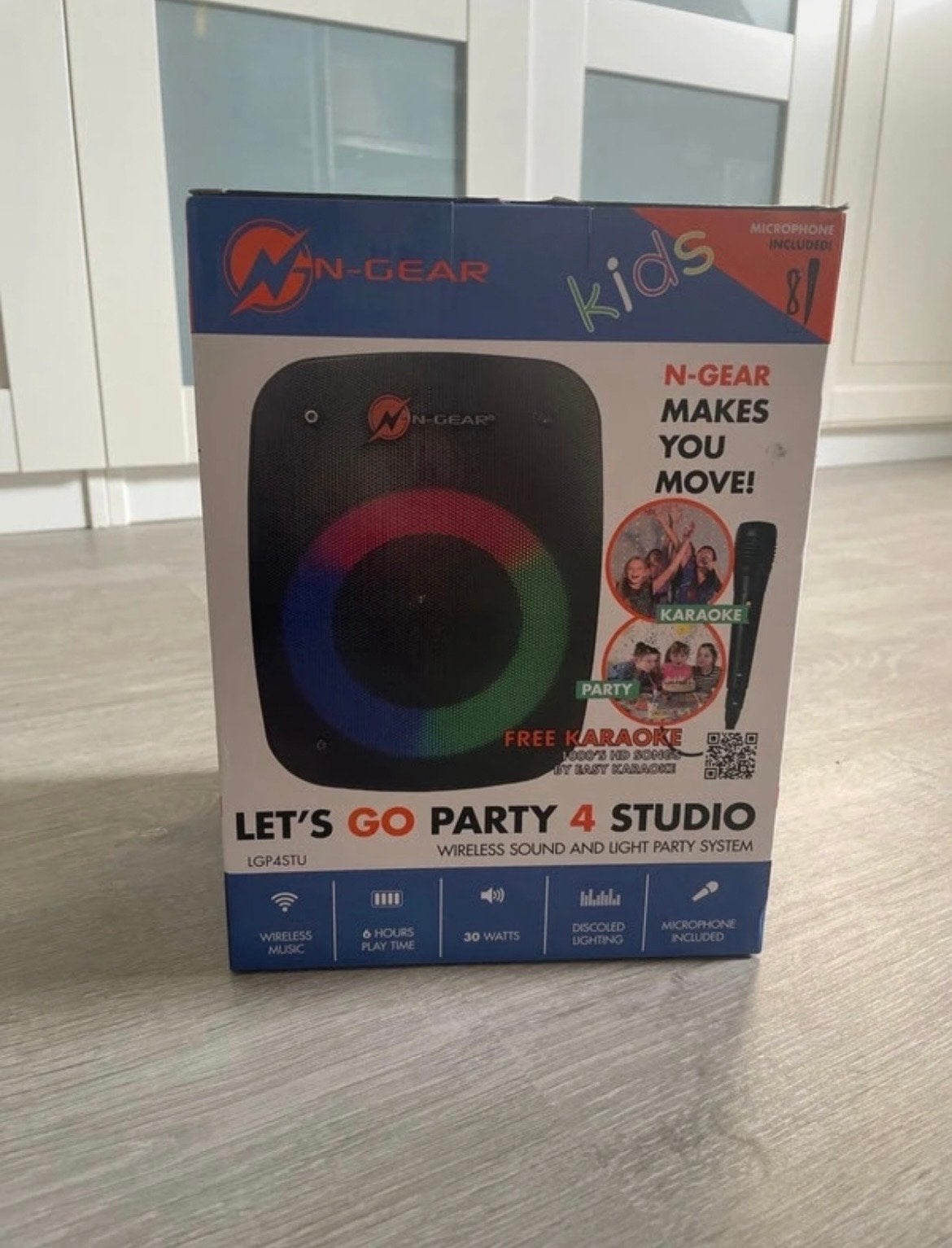 N-GEAR Let's Go Party 4 Studio Bluetooth Karaoke Speaker, Ophalen of Verzenden, Nieuw, Luidspreker(s)