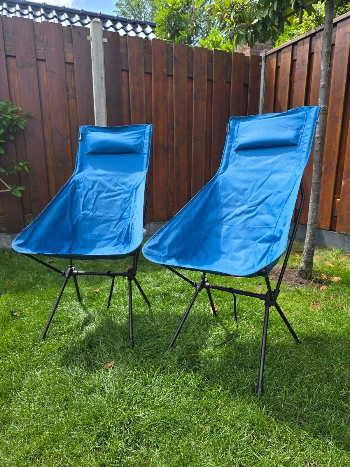 Vango Micro Tall Chair - Compacte Campingstoel (2 stuks), Caravans en Kamperen, Kampeermeubelen, Gebruikt, Campingstoel, Verzenden