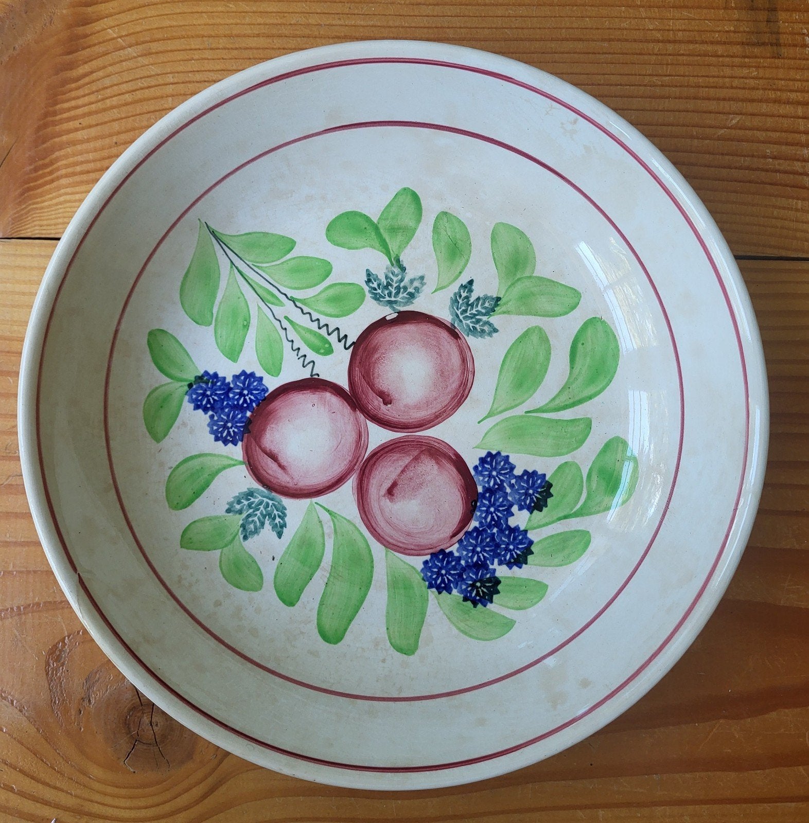 schaal soc. Ceramique,  boerenbont, Ophalen of Verzenden
