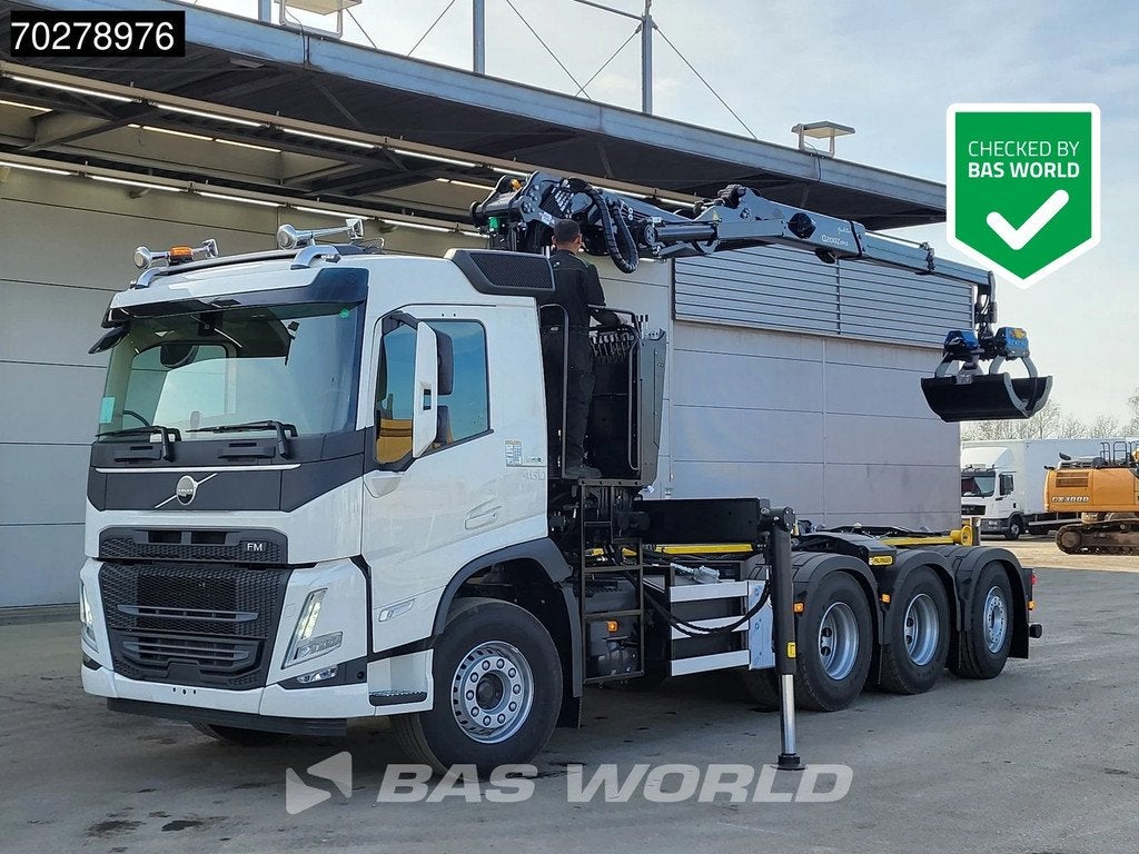 Volvo FM 460 8X4 NEW! Palfinger Q200Z95TR Crane + HT24 TEC H, Auto's, Vrachtwagens, Automaat, Stof, 460 pk, Euro 6