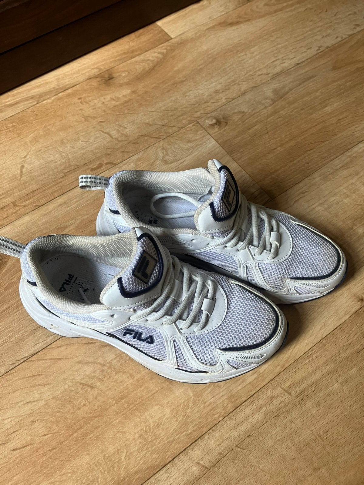 Fila 39 Sneakers wit blauw, Ophalen of Verzenden, Zo goed als nieuw, Wit, Sneakers of Gympen