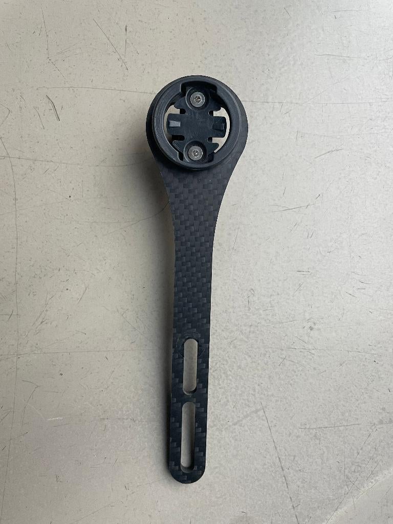Computer mount carbon, Fietsen en Brommers, Fietsaccessoires | Fietscomputers, Ophalen, Zo goed als nieuw