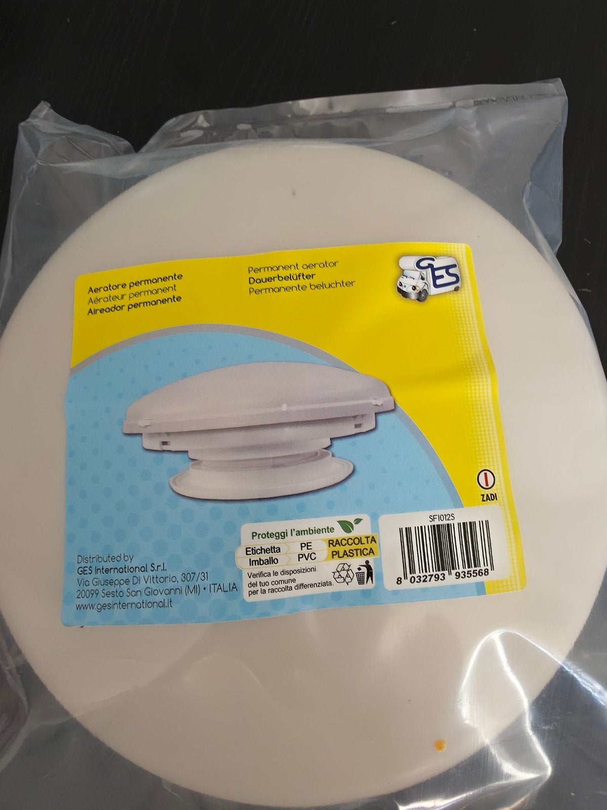 dakluchter met rooster voor caravan, Caravans en Kamperen, Caravan accessoires, Ophalen of Verzenden, Nieuw