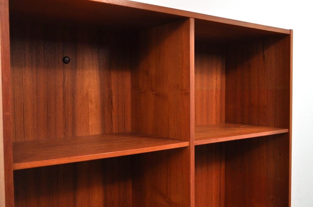 Vintage teakhouten kast met klep mid-century, Ophalen of Verzenden, Gebruikt