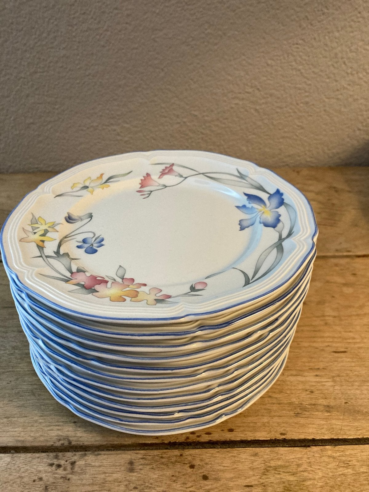 Villeroy & Boch Riviera gebaksbordjes (17cm) - Z.g.a.n., Ophalen, Villeroy & Boch, Zo goed als nieuw, Bord(en)