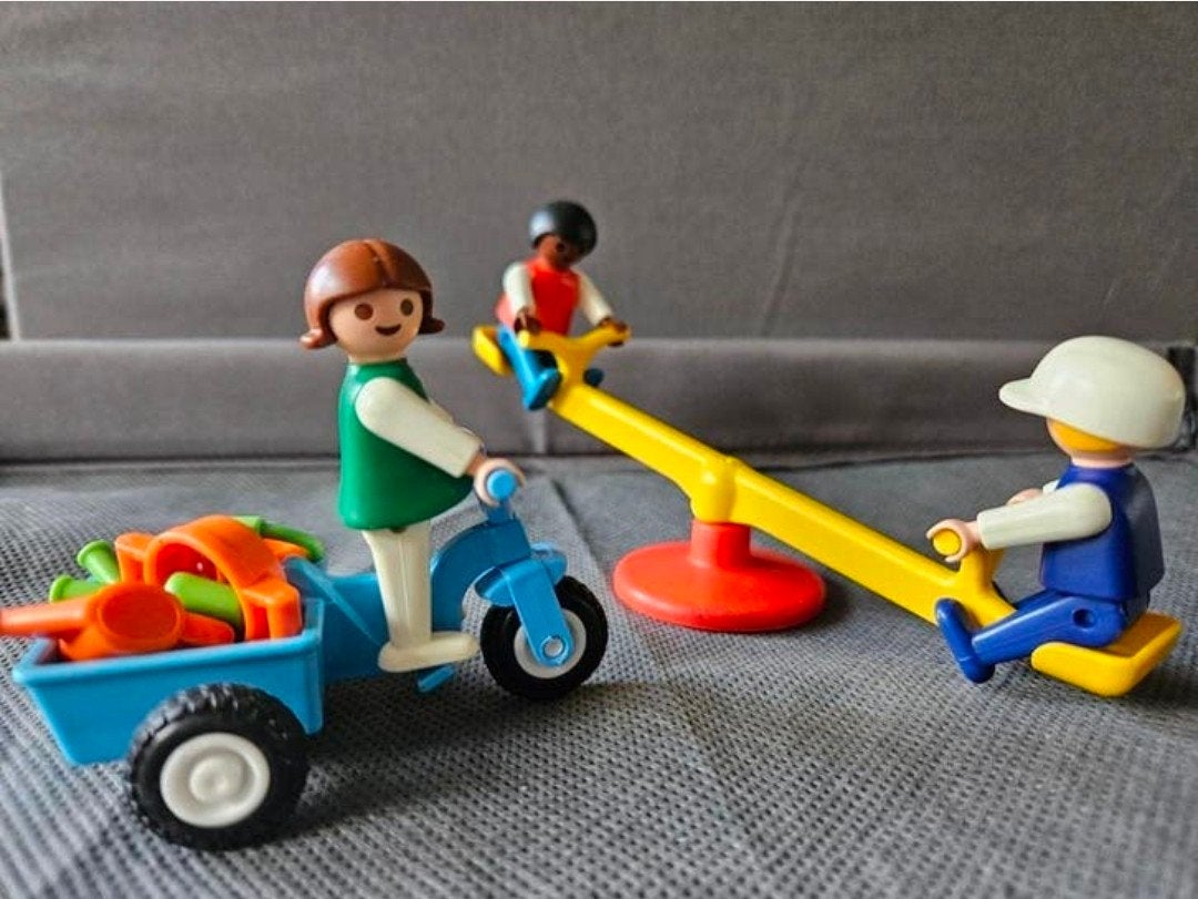 Playmobil speeltuin wipwap en driewieler, Ophalen of Verzenden, Nieuw, Complete set