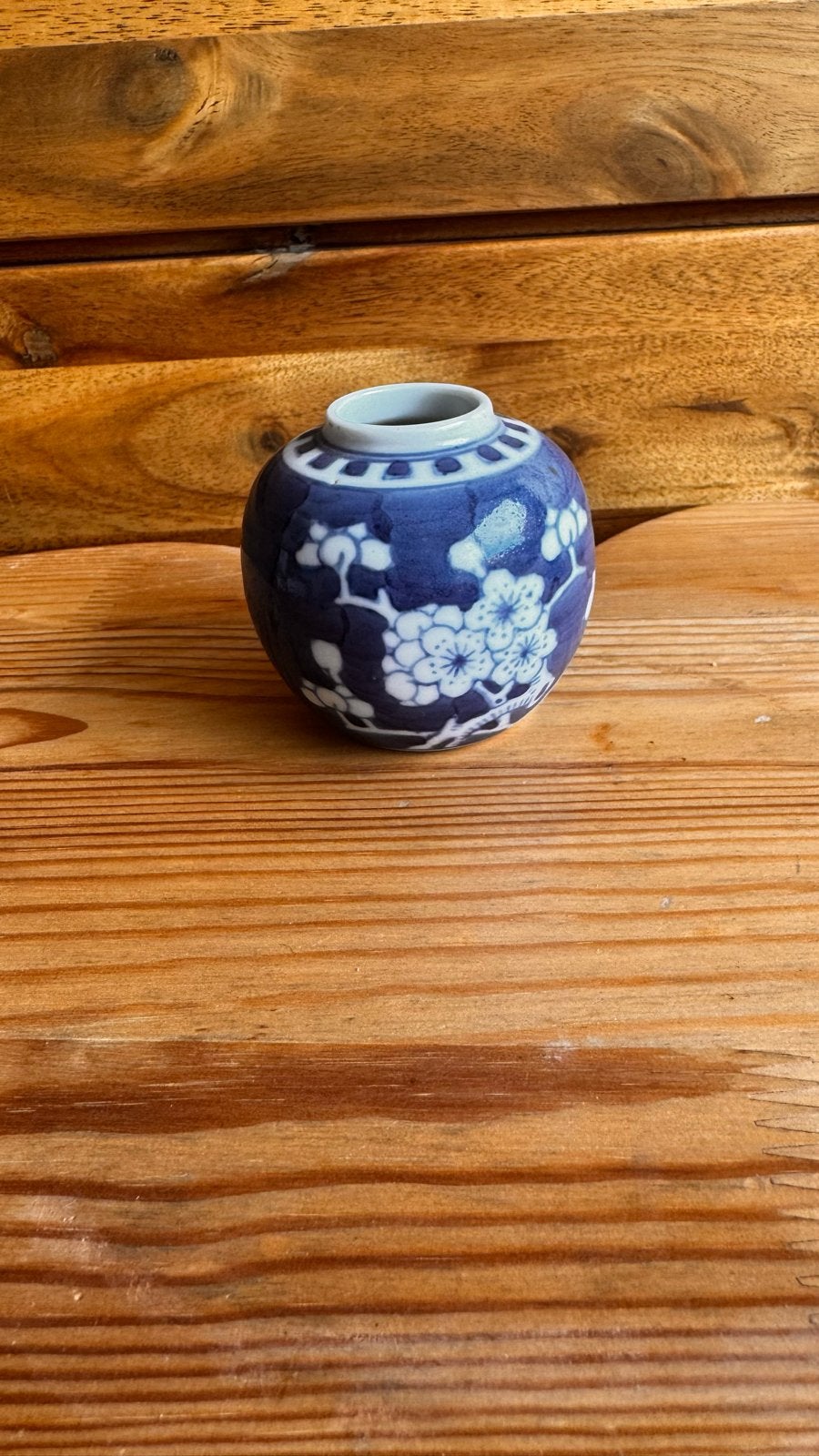 Antieke Chinese gemberpot of vaasje, 6cm hoog, Ophalen of Verzenden